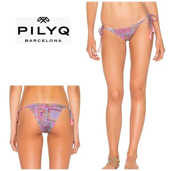 ..PILYQ Morocco Tie Teeny bikini. NWT - Picture 1 of 8